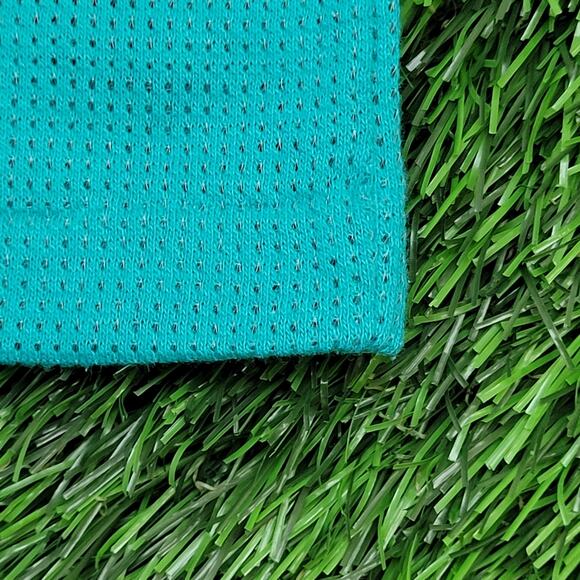 Vintage 90s LL-Bean Preppy Mesh Polo Shirt M/L 22x25 Blue USA - Picture 8 of 10